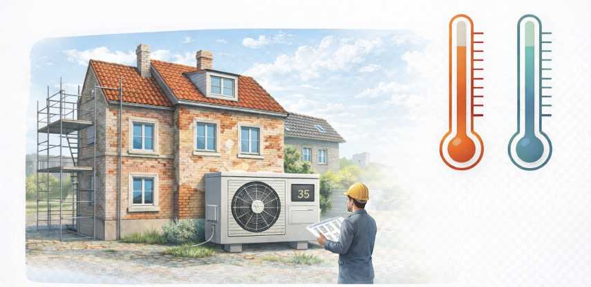 Heat pump in older homes: challenges and solutions